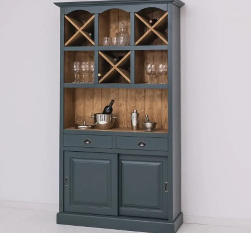 Casa Padrino Theke im Landhausstil, 120 x 41 x 210 cm
