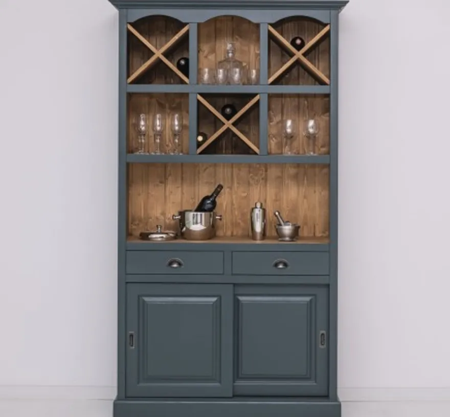 Casa Padrino Theke im Landhausstil, 120 x 41 x 210 cm