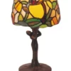 Casa Padrino Tiffany Tischleuchte Ø 15 x H. 33 cm - Luxus Schreibtischleuchte