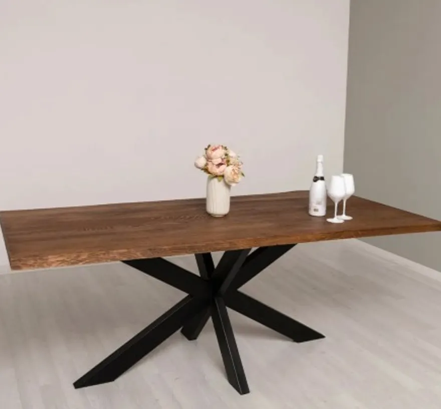 Casa Padrino Tischplatte im Landhausstil Tabak, 210 x 100 x 4 cm