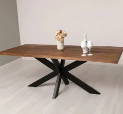 Casa Padrino Tischplatte im Landhausstil Tabak, 210 x 100 x 4 cm