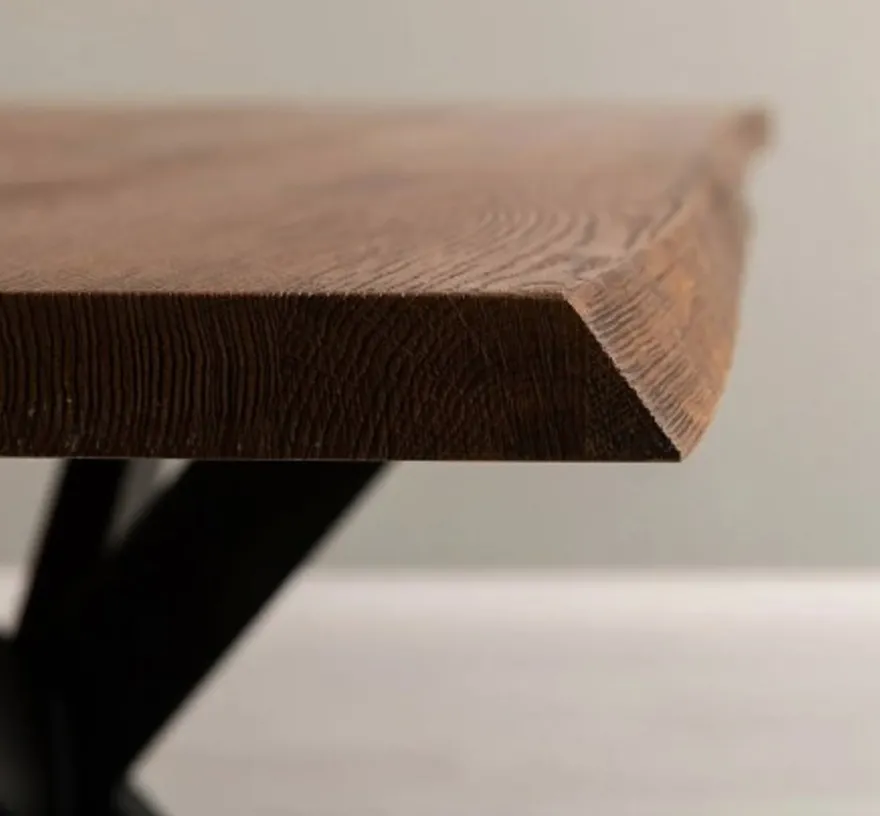 Casa Padrino Tischplatte im Landhausstil Tabak, 210 x 100 x 4 cm