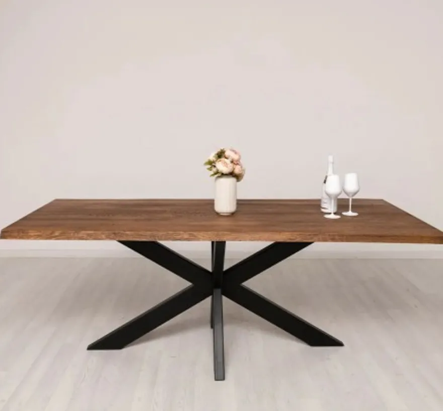 Casa Padrino Tischplatte im Landhausstil Tabak, 210 x 100 x 4 cm