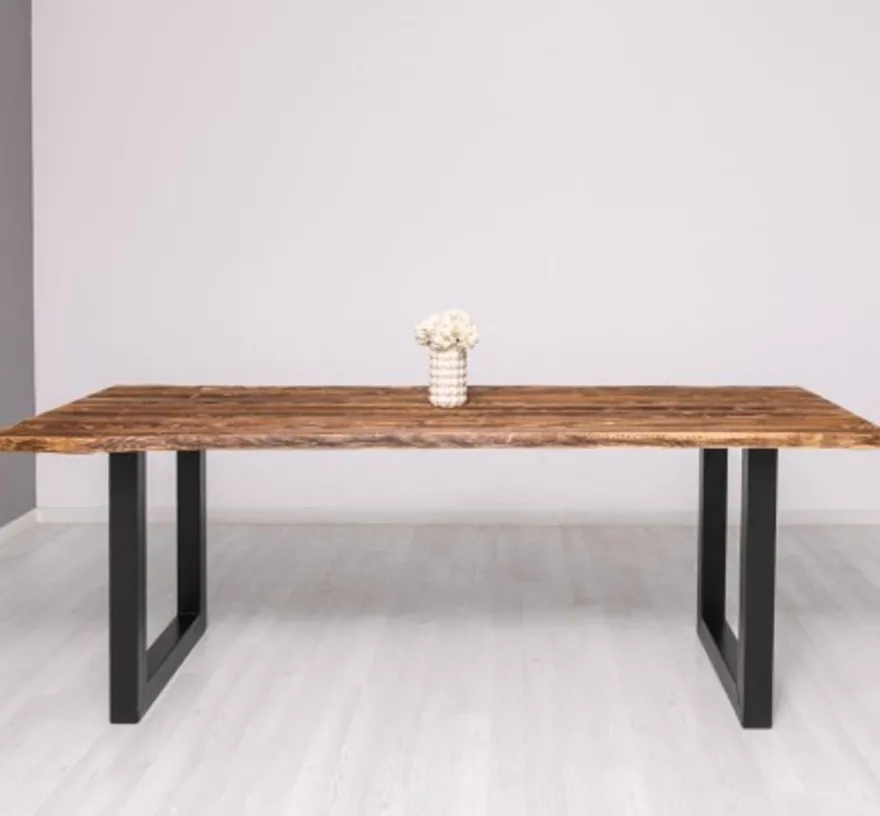 Casa Padrino Tischplatte im Landhausstil, 180 x 100 x 4 cm