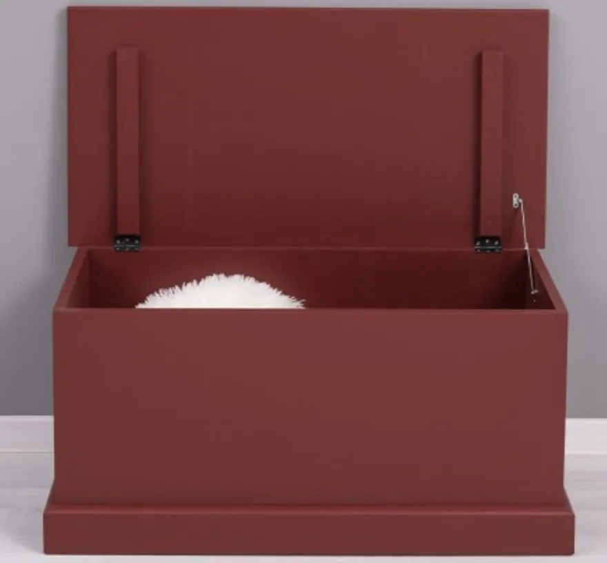 Casa Padrino Truhe im Landhausstil, 90 x 45 x 45 cm