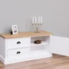 Casa Padrino TV Schrank im Landhausstil mit 1 Tür und 2 Schubladen, 120 x 40 x 57 cm