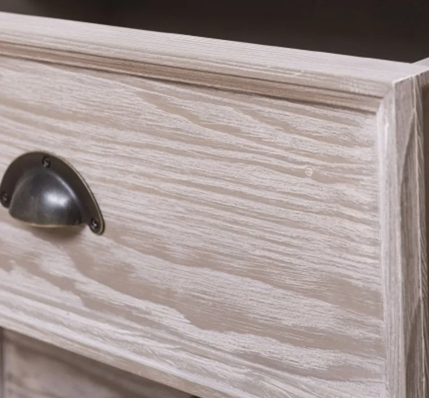 Casa Padrino TV Schrank im Landhausstil mit 1 Tür und 2 Schubladen, 120 x 40 x 57 cm