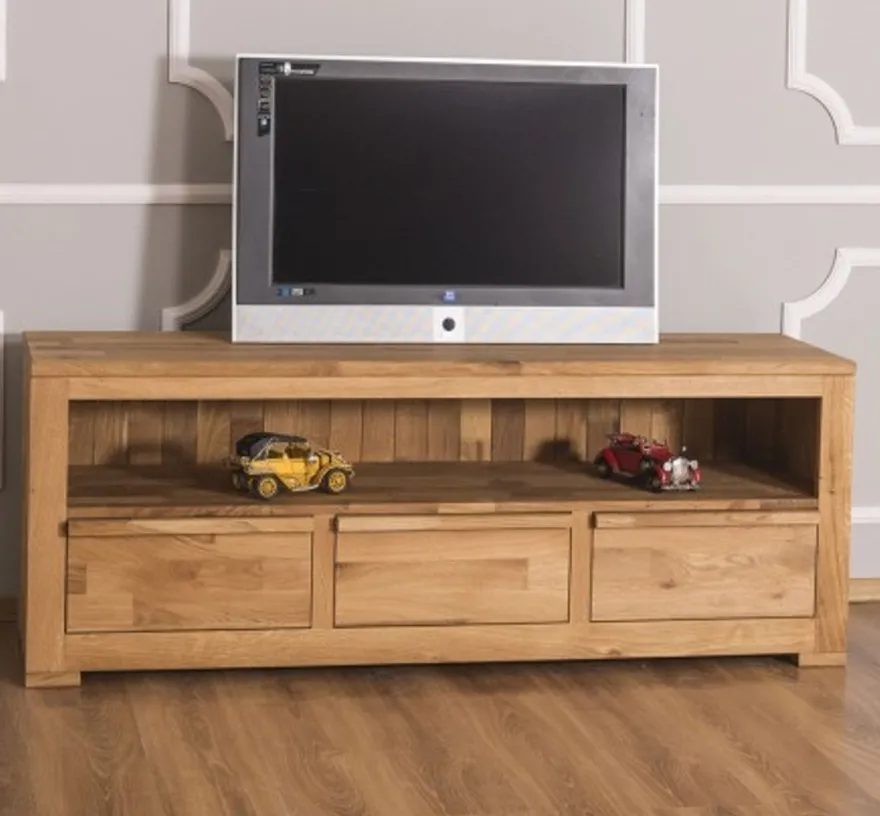 Casa Padrino TV Schrank im Landhausstil mit 3 Schubladen, 160 x 46 x 60 cm