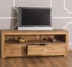 Casa Padrino TV Schrank im Landhausstil mit 3 Schubladen, 160 x 46 x 60 cm