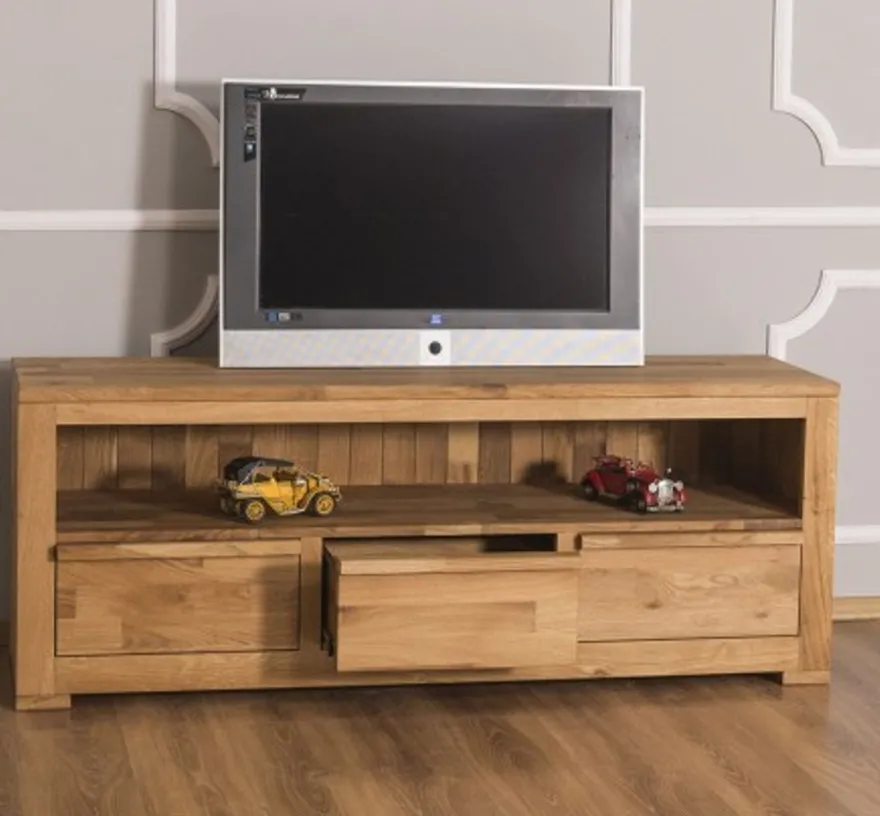 Casa Padrino TV Schrank im Landhausstil mit 3 Schubladen, 160 x 46 x 60 cm