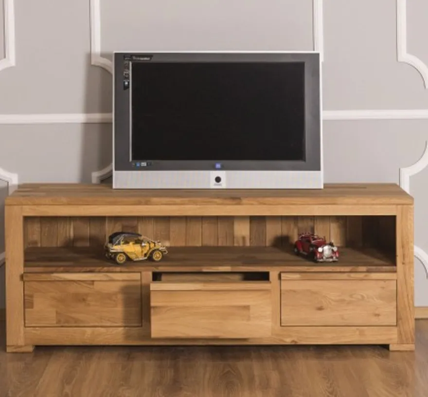 Casa Padrino TV Schrank im Landhausstil mit 3 Schubladen, 160 x 46 x 60 cm