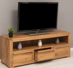 Casa Padrino TV Schrank im Landhausstil mit 3 Schubladen, 160 x 46 x 60 cm