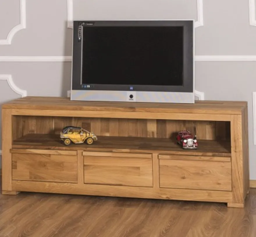 Casa Padrino TV Schrank im Landhausstil mit 3 Schubladen, 160 x 46 x 60 cm