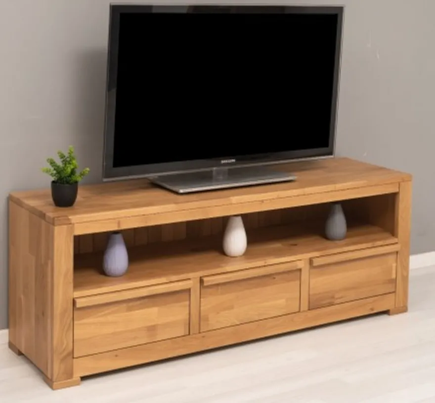 Casa Padrino TV Schrank im Landhausstil mit 3 Schubladen, 160 x 46 x 60 cm