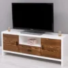 Casa Padrino TV Schrank im Landhausstil mit 2 Türen und 1 Schublade, 160 x 40 x 60 cm