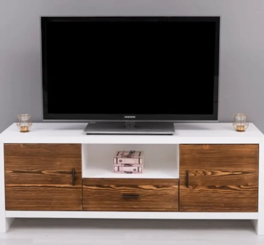 Casa Padrino TV Schrank im Landhausstil mit 2 Türen und 1 Schublade, 160 x 40 x 60 cm