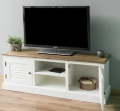 Casa Padrino TV Schrank im Landhausstil, 160 x 46 x 56 cm