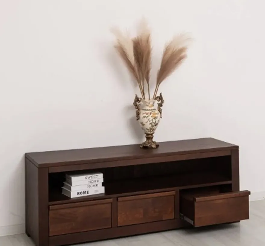 Casa Padrino TV Schrank im Landhausstil mit 3 Schubladen, 160 x 46 x 60 cm