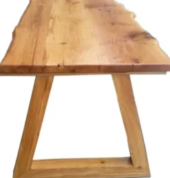 Casa Padrino Vintage Esstisch Eiche Massiv 200 x 100 cm Mod TR5 - Rustikaler Landhaus Tisch aus massivem Eichenholz