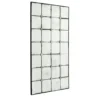 Casa Padrino Vintage Wandspiegel Squares Antik Stil Glas 80 x H140 cm - Art Deco Design