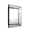 Casa Padrino Vintage Wandspiegel Antik Stil Glas 40 x 40 cm - Quadratischer Spiegel in Antik-Optik