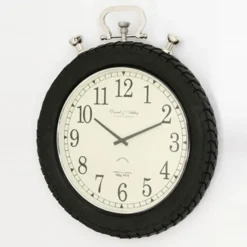 Casa Padrino Vintage Wanduhr Rallye Aluminium - Designer Wand Uhr