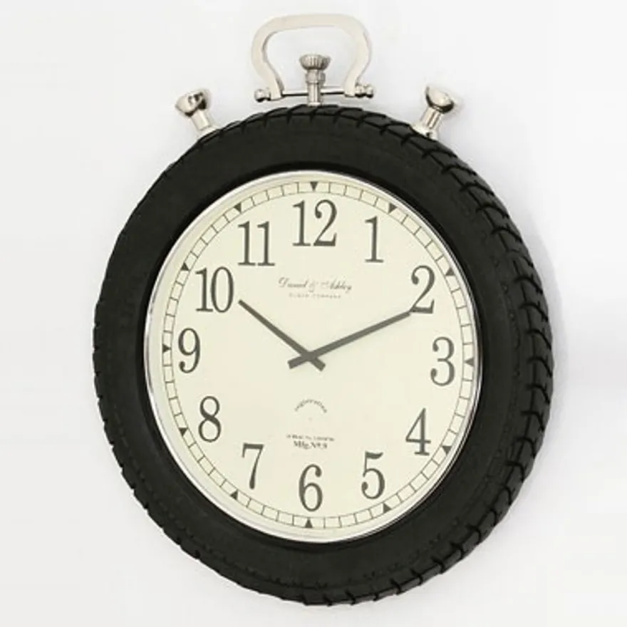 Casa Padrino Vintage Wanduhr Rallye Aluminium - Designer Wand Uhr