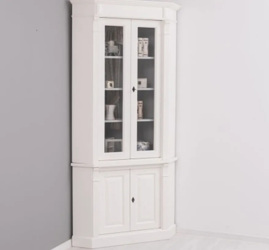 Casa Padrino Vitrine im Landhausstil, 114 x 52 x 228 cm