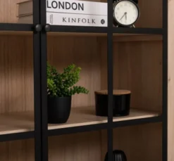 Casa Padrino Vitrine im Landhausstil, 130 x 50 x 230 cm