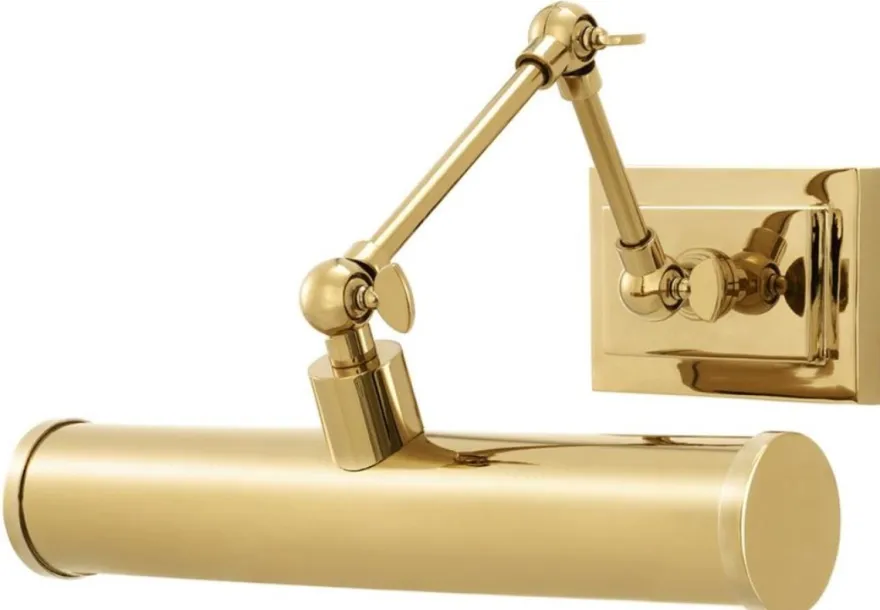 Casa Padrino Wandleuchte Gold 28,5 x 24 x H. 20 cm - Luxus Wandlampe