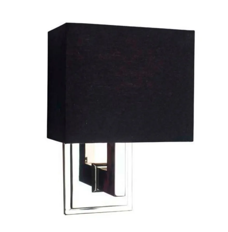 Casa Padrino Wandleuchte Nickel Durchmesser 19,5 x 14,5 x H 27 cm - Luxus Hotel Restaurant Leuchte