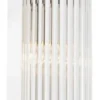 Casa Padrino Wandleuchte / Wandlampe Silber 11 x 14 x H. 60 cm - Luxus Kollektion