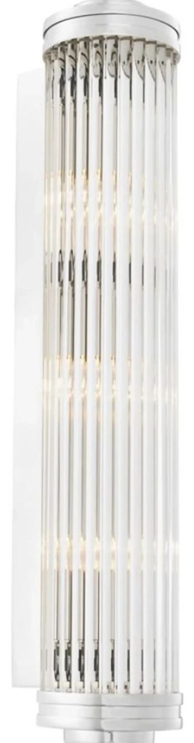 Casa Padrino Wandleuchte / Wandlampe Silber 11 x 14 x H. 60 cm - Luxus Kollektion