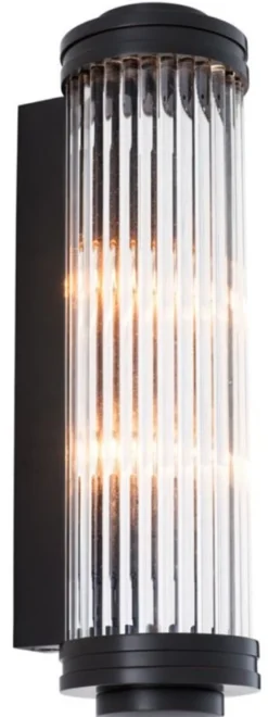 Casa Padrino Wandleuchte 11 x 14 x H. 40 cm - Luxus Wohnzimmer Wandlampe