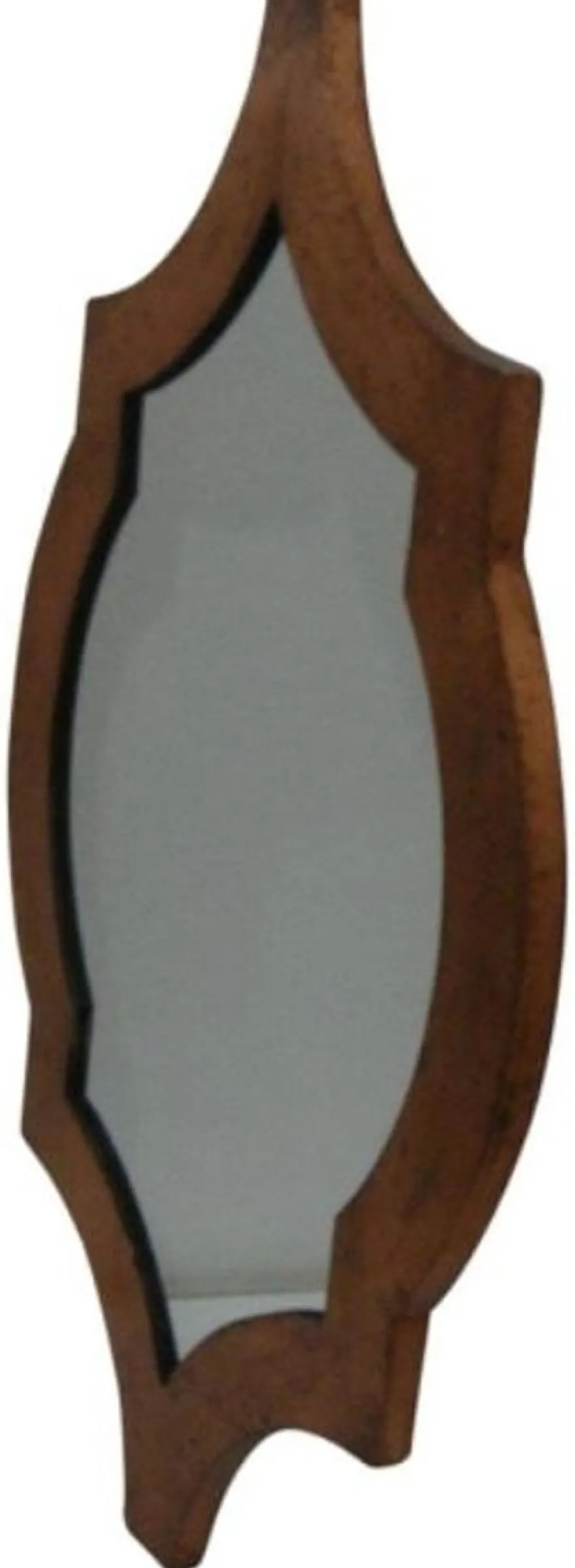 Casa Padrino Wandspiegel im Art Deco Stil, Kupferfarben, 78 x H. 126 cm