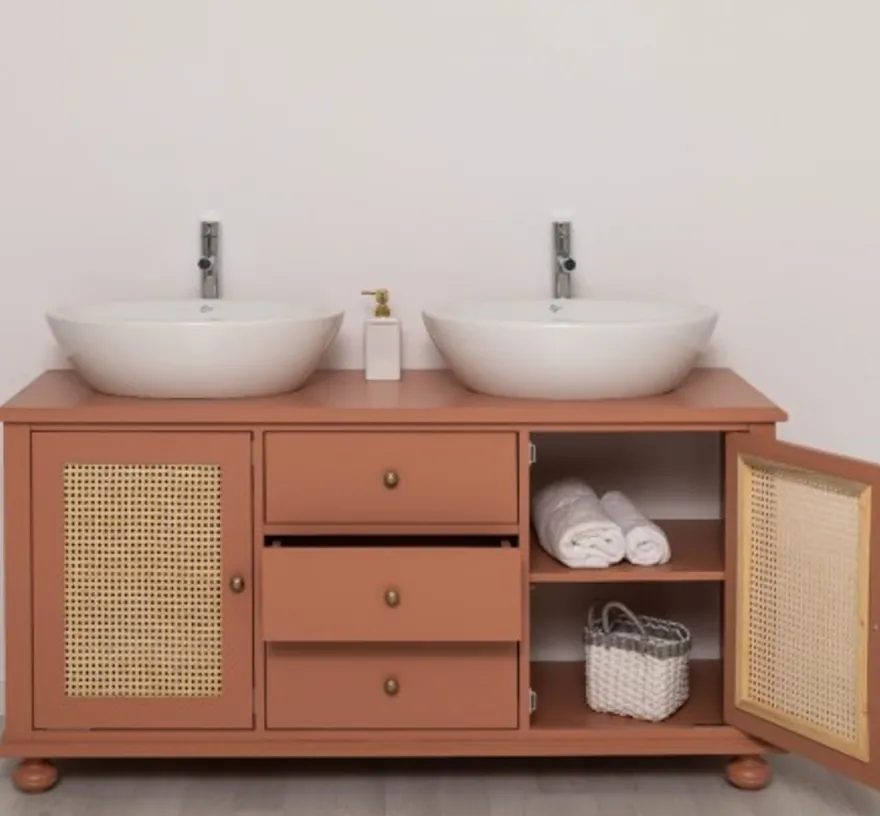 Casa Padrino Waschtisch im Landhausstil, 150 x 51 x 75 cm