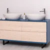 Casa Padrino Waschtisch im Landhausstil mit 4 Schubladen, 150 x 50 x 76 cm