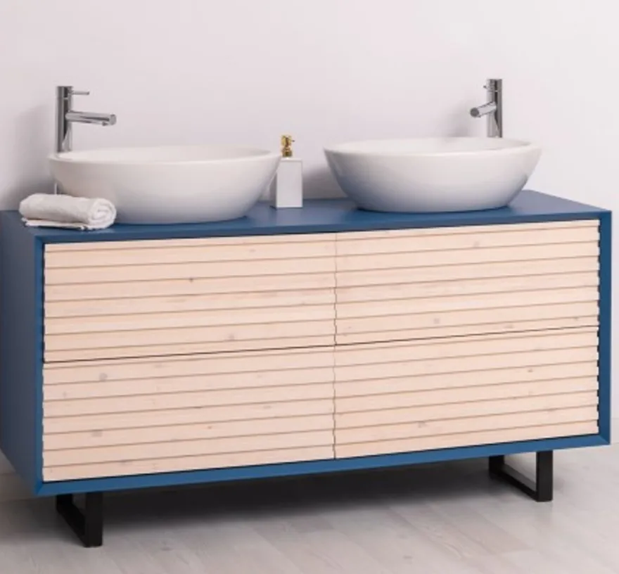 Casa Padrino Waschtisch im Landhausstil mit 4 Schubladen, 150 x 50 x 76 cm