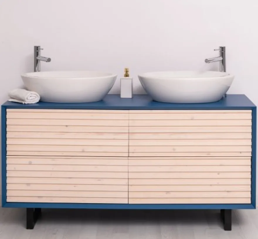 Casa Padrino Waschtisch im Landhausstil mit 4 Schubladen, 150 x 50 x 76 cm