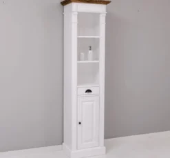Casa Padrino Waschtisch im Landhausstil mit 1 Tür und 1 Schublade, 55 x 41 x 200 cm