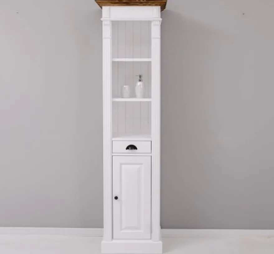 Casa Padrino Waschtisch im Landhausstil mit 1 Tür und 1 Schublade, 55 x 41 x 200 cm