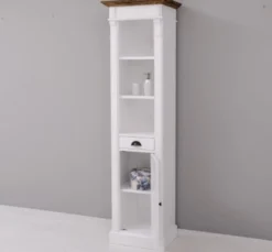 Casa Padrino Waschtisch im Landhausstil mit 1 Tür und 1 Schublade, 55 x 41 x 200 cm