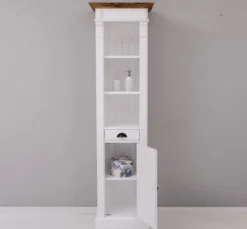 Casa Padrino Waschtisch im Landhausstil mit 1 Tür und 1 Schublade, 55 x 41 x 200 cm