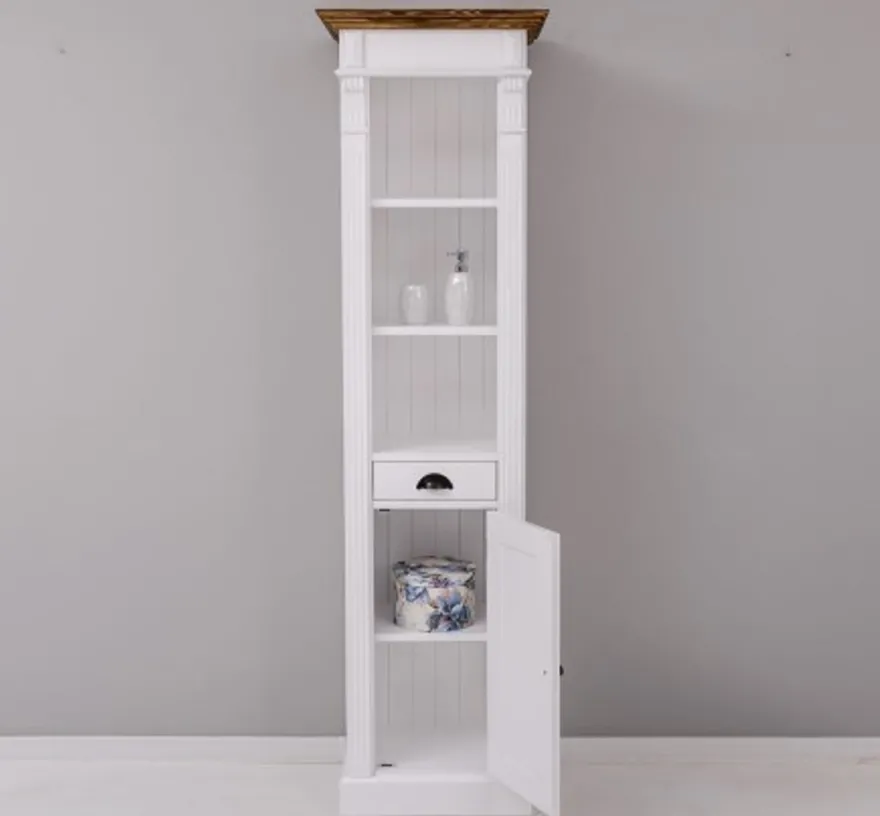Casa Padrino Waschtisch im Landhausstil mit 1 Tür und 1 Schublade, 55 x 41 x 200 cm