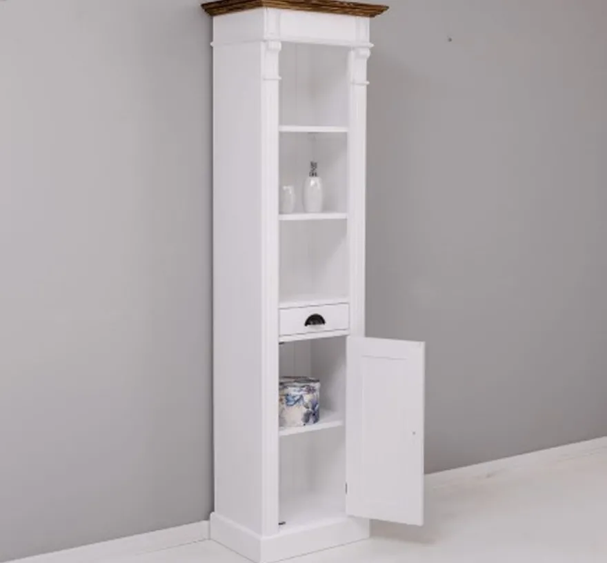 Casa Padrino Waschtisch im Landhausstil mit 1 Tür und 1 Schublade, 55 x 41 x 200 cm