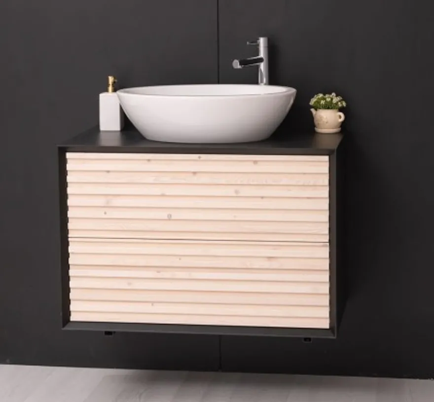 Casa Padrino Waschtisch im Landhausstil mit 2 Schubladen, 90 x 50 x 61 cm