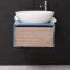 Casa Padrino Waschtisch im Landhausstil mit 1 Schublade, 60 x 50 x 33 cm