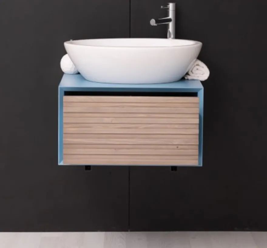 Casa Padrino Waschtisch im Landhausstil mit 1 Schublade, 60 x 50 x 33 cm