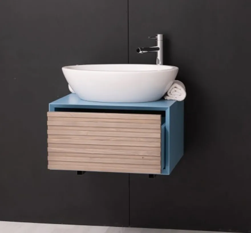 Casa Padrino Waschtisch im Landhausstil mit 1 Schublade, 60 x 50 x 33 cm