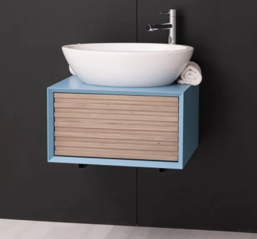 Casa Padrino Waschtisch im Landhausstil mit 1 Schublade, 60 x 50 x 33 cm